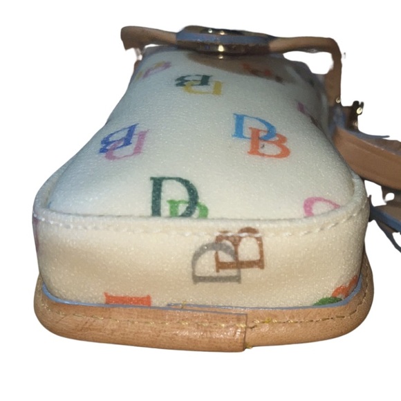 Vintage Dooney & Bourke Rainbow Monogram Wristlet Phone Case – VHTF - Picture 3 of 9